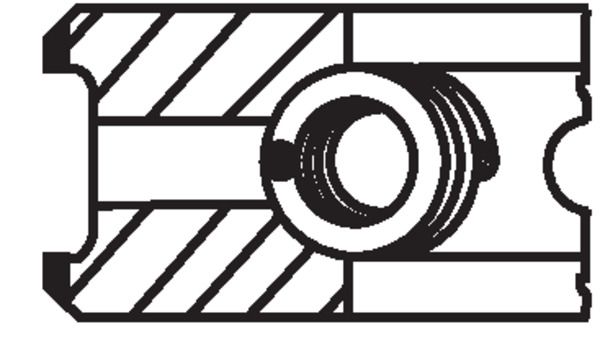 MAHLE 007 RS 00162 0N0 - Kolbenringsatz