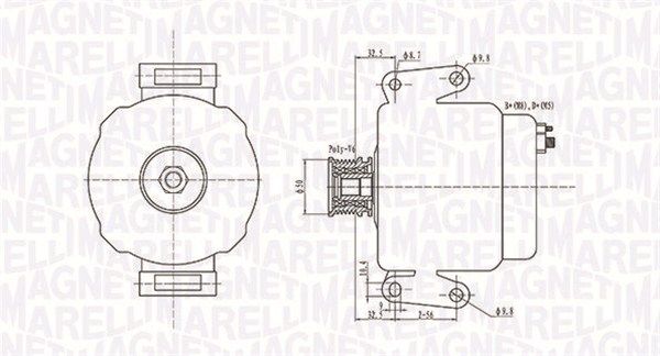 MAGNETI MARELLI 063731630010 - Generator