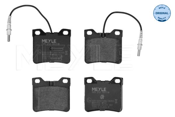 MEYLE 025 212 7817/W - Bremsbelagsatz, Scheibenbremse