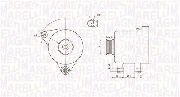MAGNETI MARELLI 063731546010 - Generator