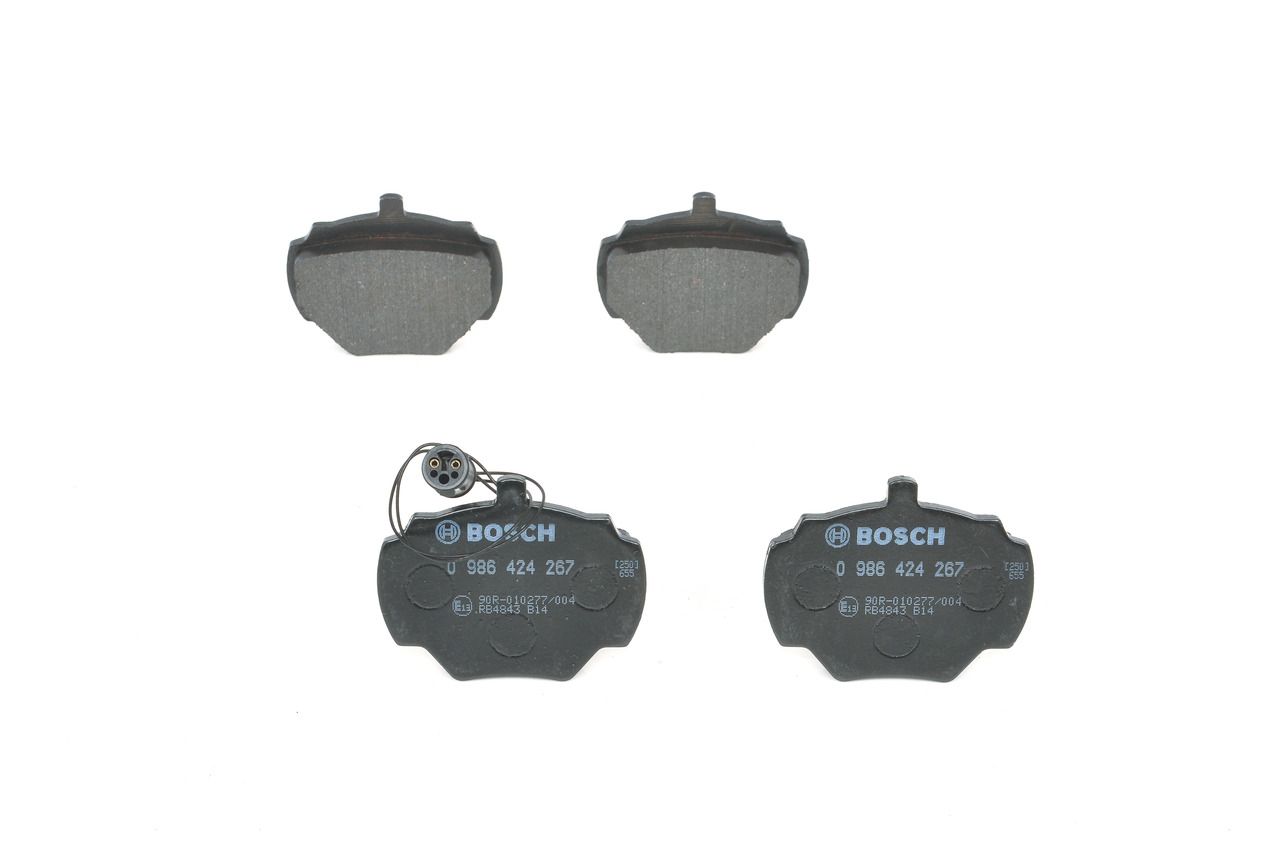 BOSCH 0 986 424 267 - Bremsbelagsatz, Scheibenbremse
