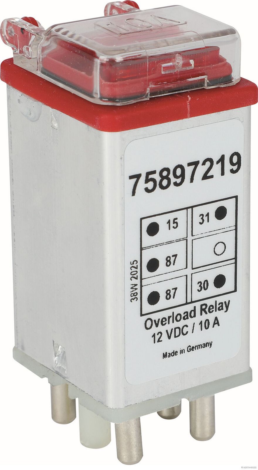 HERTH+BUSS ELPARTS 75897134 - Überspannungsschutzrelais, ABS