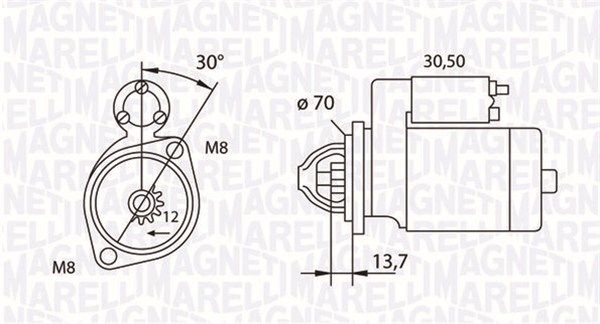 MAGNETI MARELLI 063191007010 - Starter
