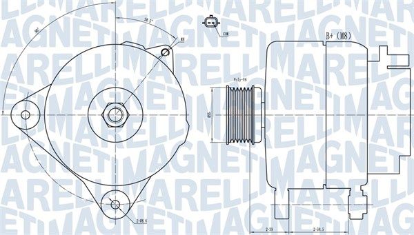 MAGNETI MARELLI 063731887010 - Generator