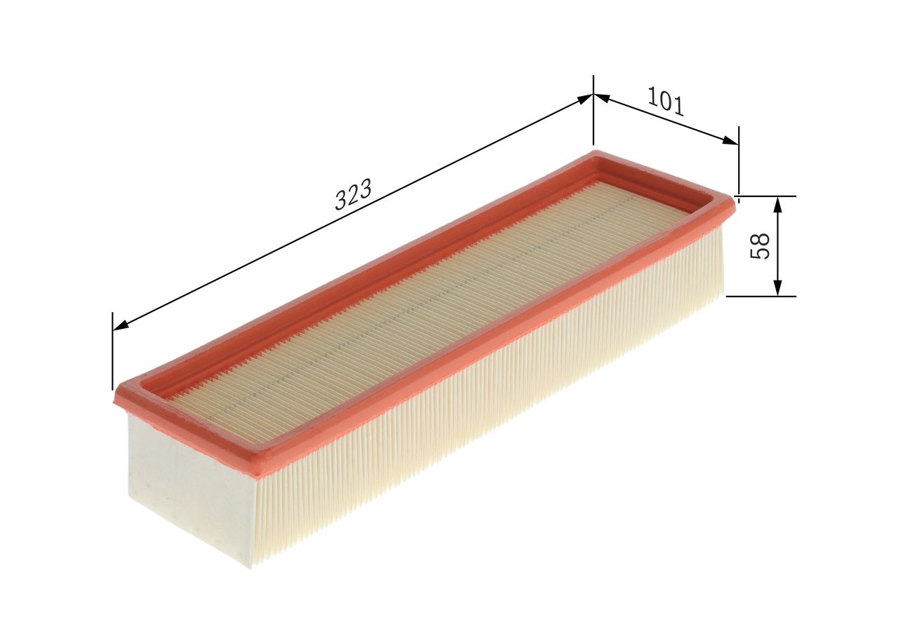 BOSCH 1 457 433 260 - Luftfilter