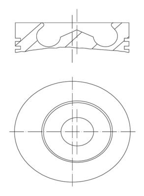 MAHLE 009 55 00 - Kolben