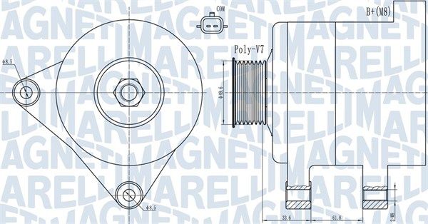 MAGNETI MARELLI 063731936010 - Generator