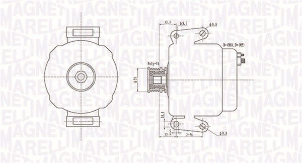 MAGNETI MARELLI 063731481010 - Generator