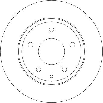 TRW DF6659 - Bremsscheibe