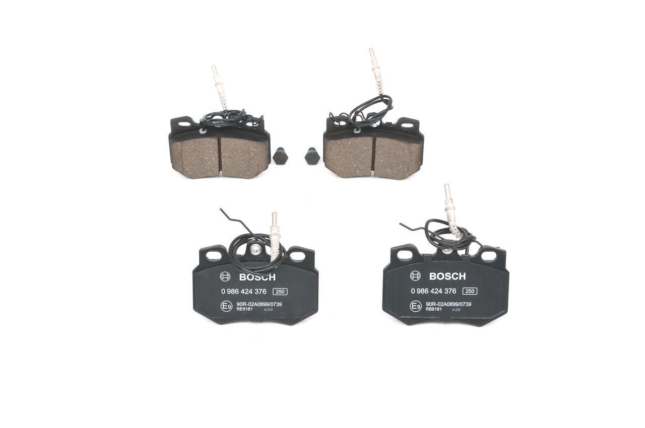 BOSCH 0 986 424 376 - Bremsbelagsatz, Scheibenbremse