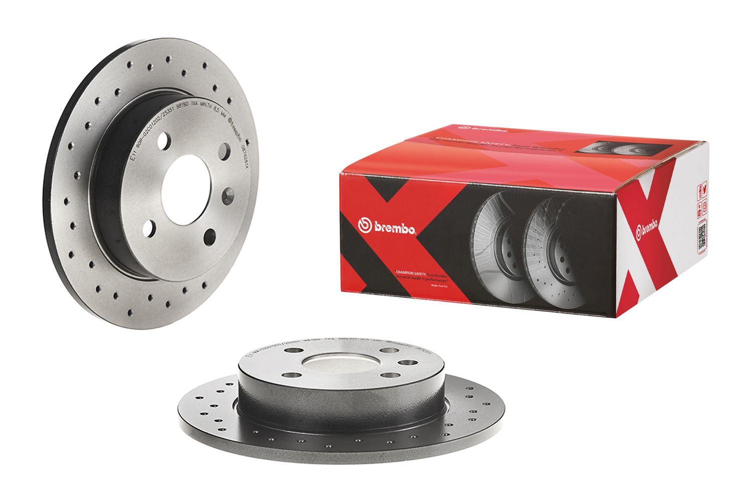 BREMBO 08.7626.1X - Bremsscheibe