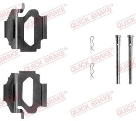QUICK BRAKE 109-1140 - Zubehörsatz, Scheibenbremsbelag