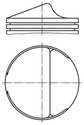 MAHLE 001 59 00 - Kolben