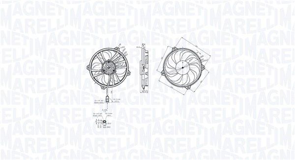 MAGNETI MARELLI 069422855010 - Lüfter, Motorkühlung