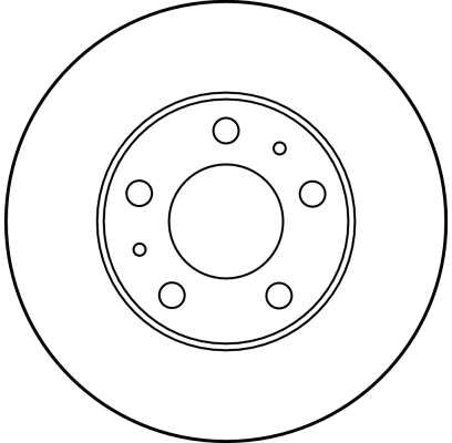 TRW DF2721 - Bremsscheibe