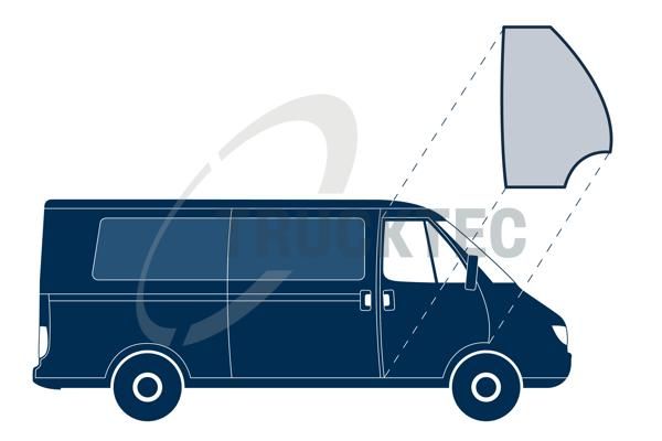 TRUCKTEC AUTOMOTIVE 01.50.017 - Zier-/Schutzleiste, Tür