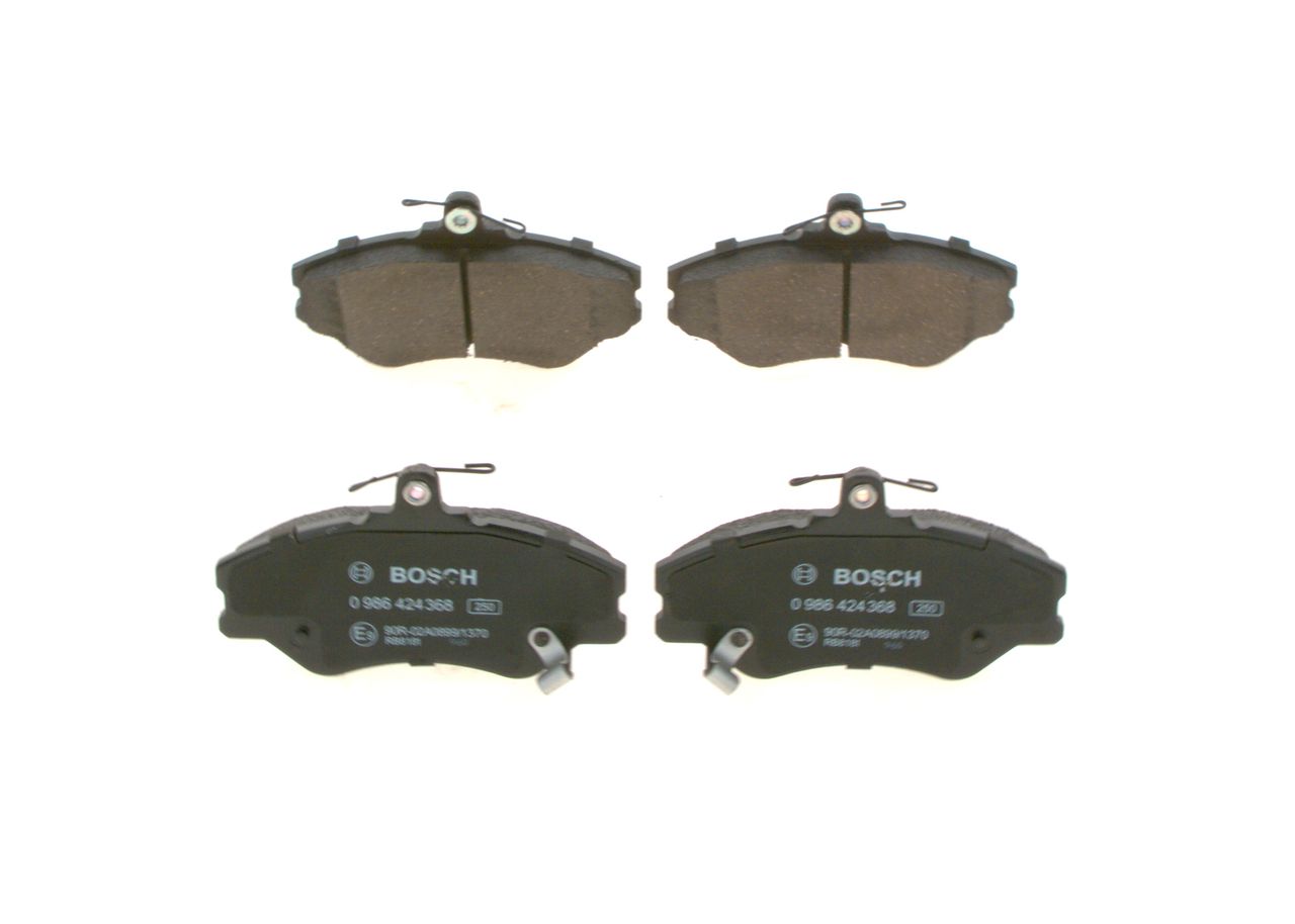 BOSCH 0 986 424 368 - Bremsbelagsatz, Scheibenbremse