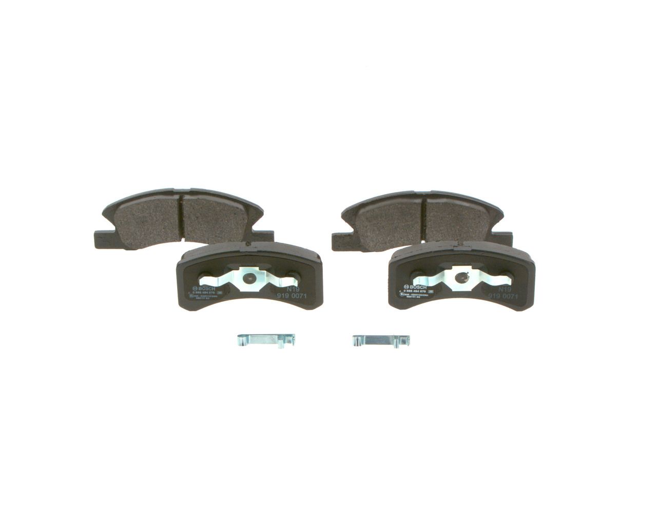 BOSCH 0 986 494 878 - Bremsbelagsatz, Scheibenbremse