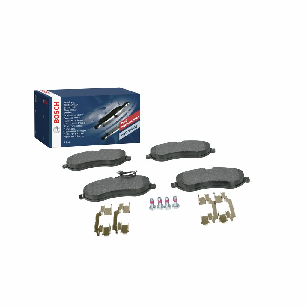 BOSCH 0 986 494 163 - Bremsbelagsatz, Scheibenbremse