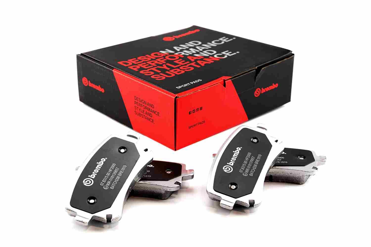 BREMBO 07.B315.00 - Hochleistungs-Bremsbelagsatz