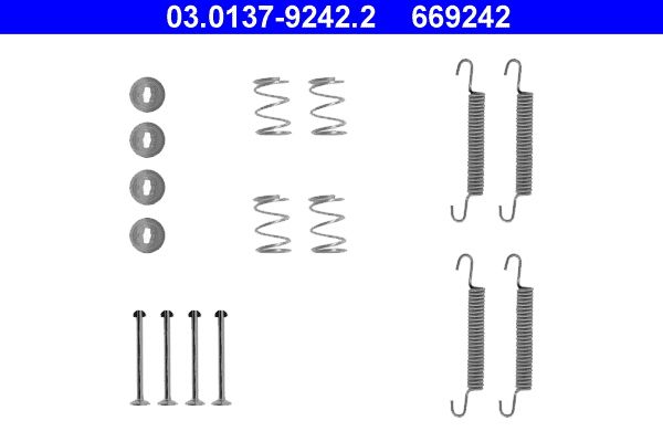 ATE 03.0137-9242.2 - Zubehörsatz, Feststellbremsbacken