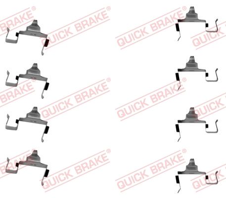 QUICK BRAKE 109-1697 - Zubehörsatz, Scheibenbremsbelag