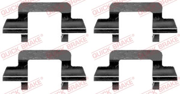 QUICK BRAKE 109-1243 - Zubehörsatz, Scheibenbremsbelag