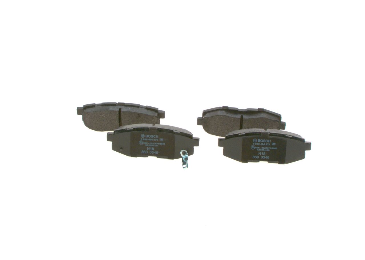 BOSCH 0 986 494 876 - Bremsbelagsatz, Scheibenbremse