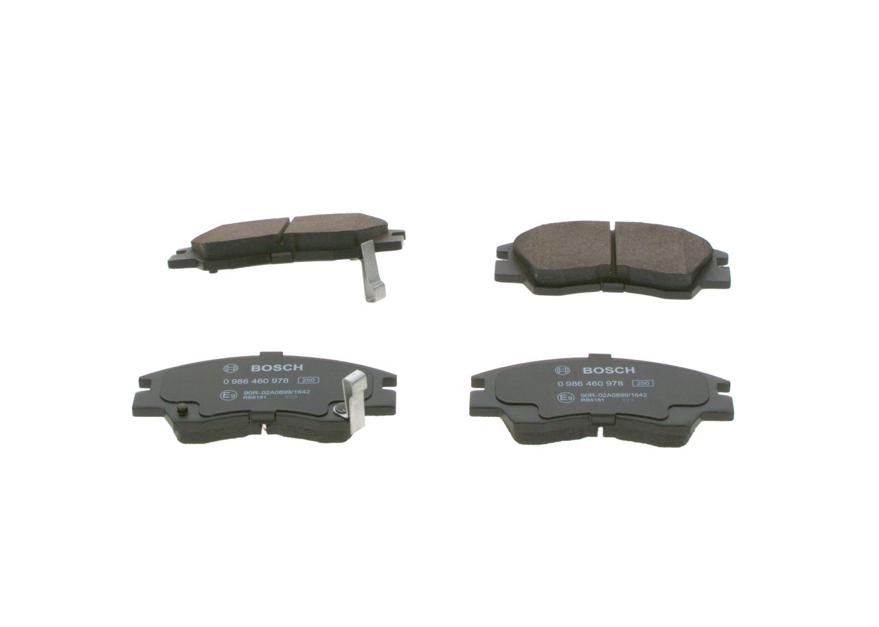 BOSCH 0 986 460 978 - Bremsbelagsatz, Scheibenbremse