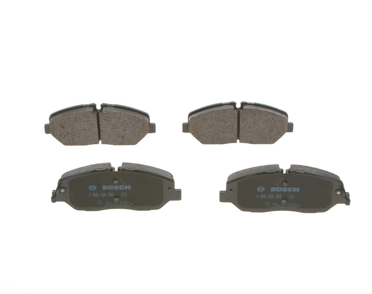 BOSCH 0 986 424 395 - Bremsbelagsatz, Scheibenbremse