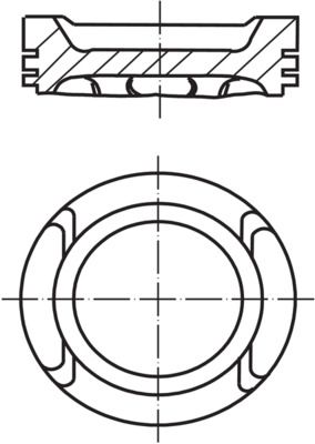 MAHLE 021 PI 00116 000 - Kolben