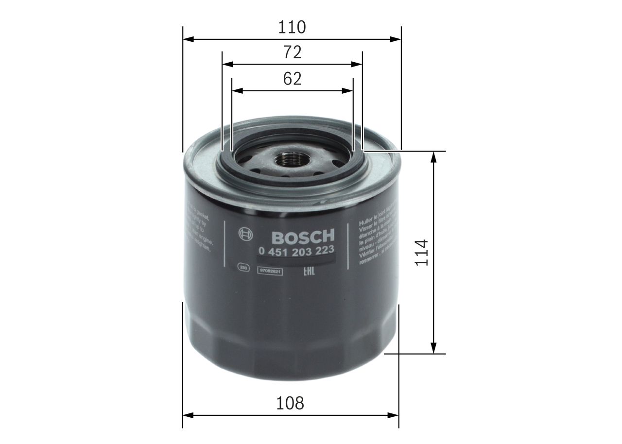 BOSCH 0 451 203 223 - Ölfilter