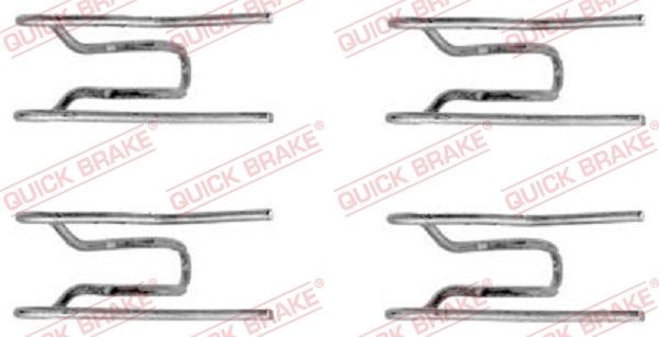 QUICK BRAKE 109-1152 - Zubehörsatz, Scheibenbremsbelag
