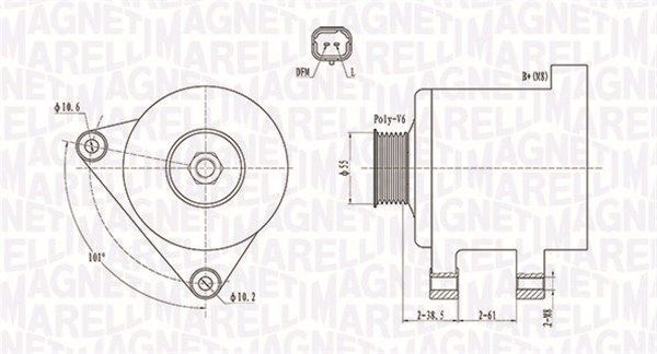 MAGNETI MARELLI 063731944010 - Generator