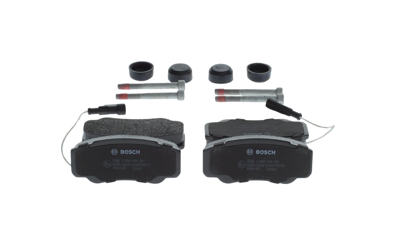 BOSCH 0 986 494 391 - Bremsbelagsatz, Scheibenbremse