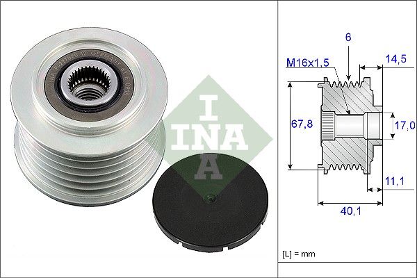 Schaeffler INA 535 0052 10 - Generatorfreilauf