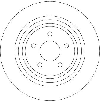 TRW DF6976 - Bremsscheibe