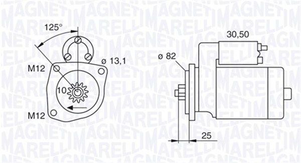 MAGNETI MARELLI 063522609010 - Starter