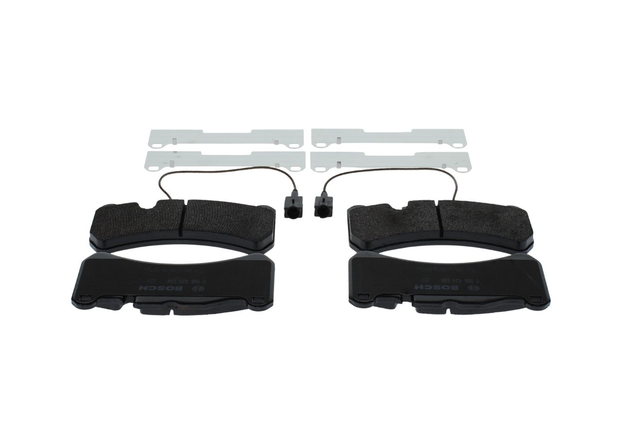BOSCH 0 986 424 104 - Bremsbelagsatz, Scheibenbremse