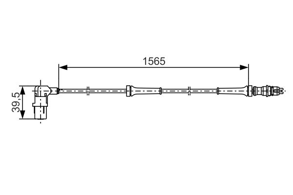 BOSCH 0 265 006 557 - Sensor, Raddrehzahl