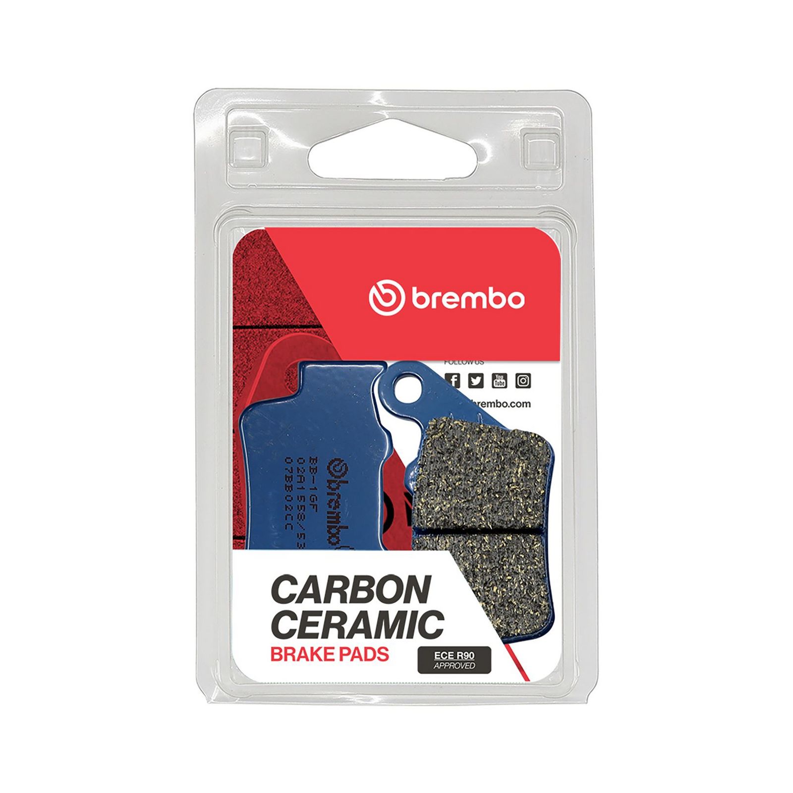 BREMBO 07BB02CC - Bremsbelagsatz, Scheibenbremse