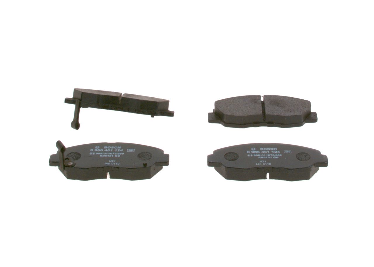BOSCH 0 986 461 124 - Bremsbelagsatz, Scheibenbremse