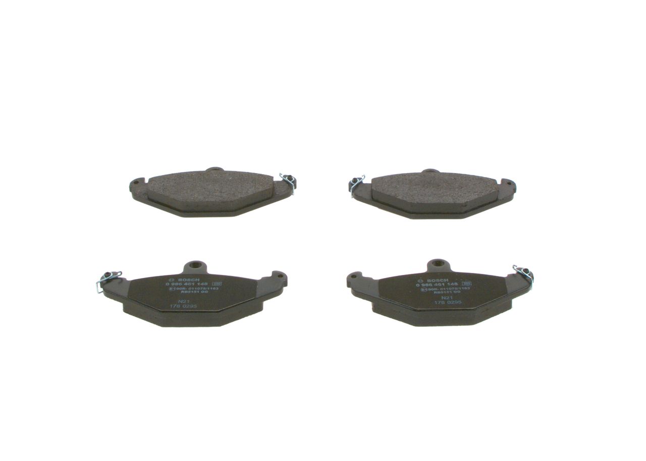 BOSCH 0 986 461 148 - Bremsbelagsatz, Scheibenbremse