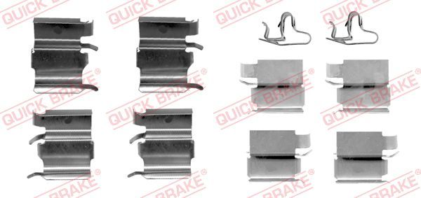 QUICK BRAKE 109-1240 - Zubehörsatz, Scheibenbremsbelag