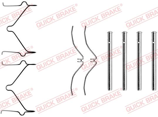 QUICK BRAKE 109-1126 - Zubehörsatz, Scheibenbremsbelag