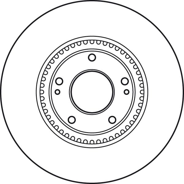 TRW DF4957S - Bremsscheibe