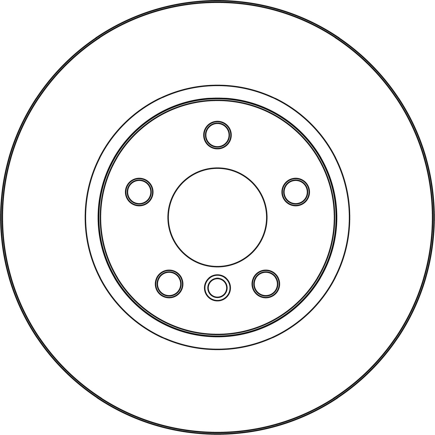 TRW DF4177 - Bremsscheibe