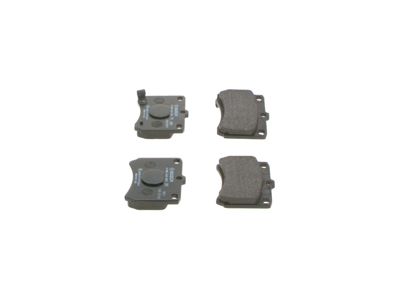BOSCH 0 986 493 550 - Bremsbelagsatz, Scheibenbremse