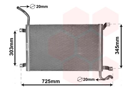 VAN WEZEL 02002224 - Kühler, Motorkühlung