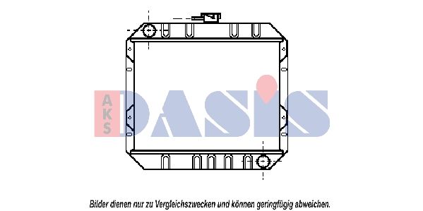 AKS DASIS 092280N - Kühler, Motorkühlung